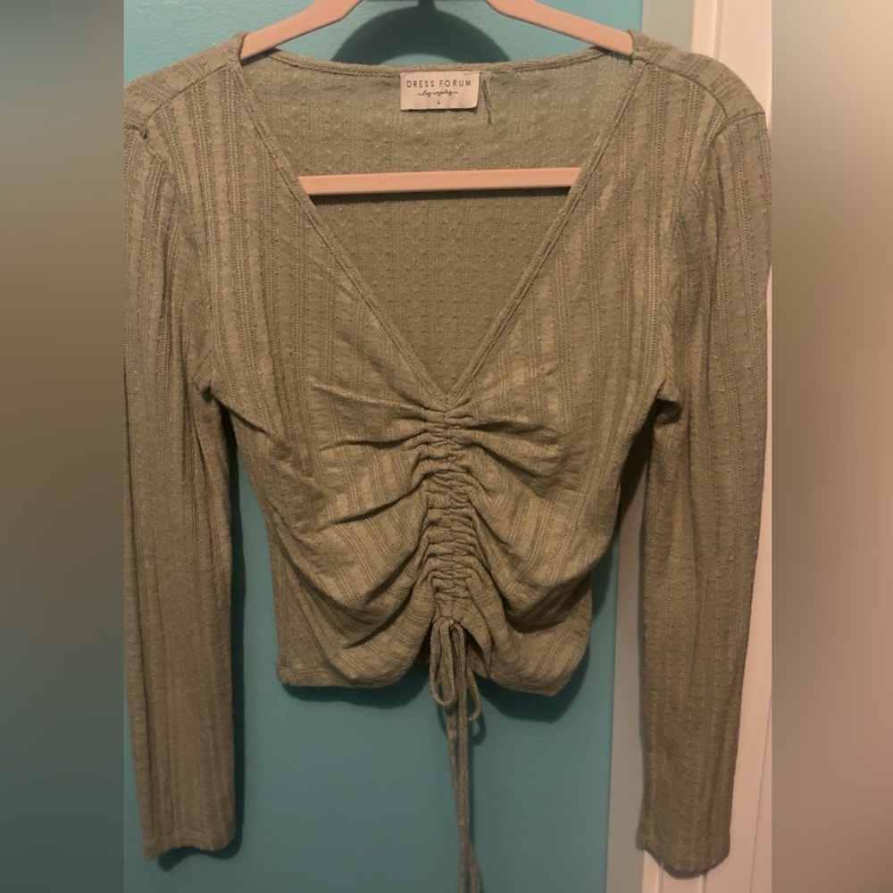 Dress Forum Sage Ruched Blouse